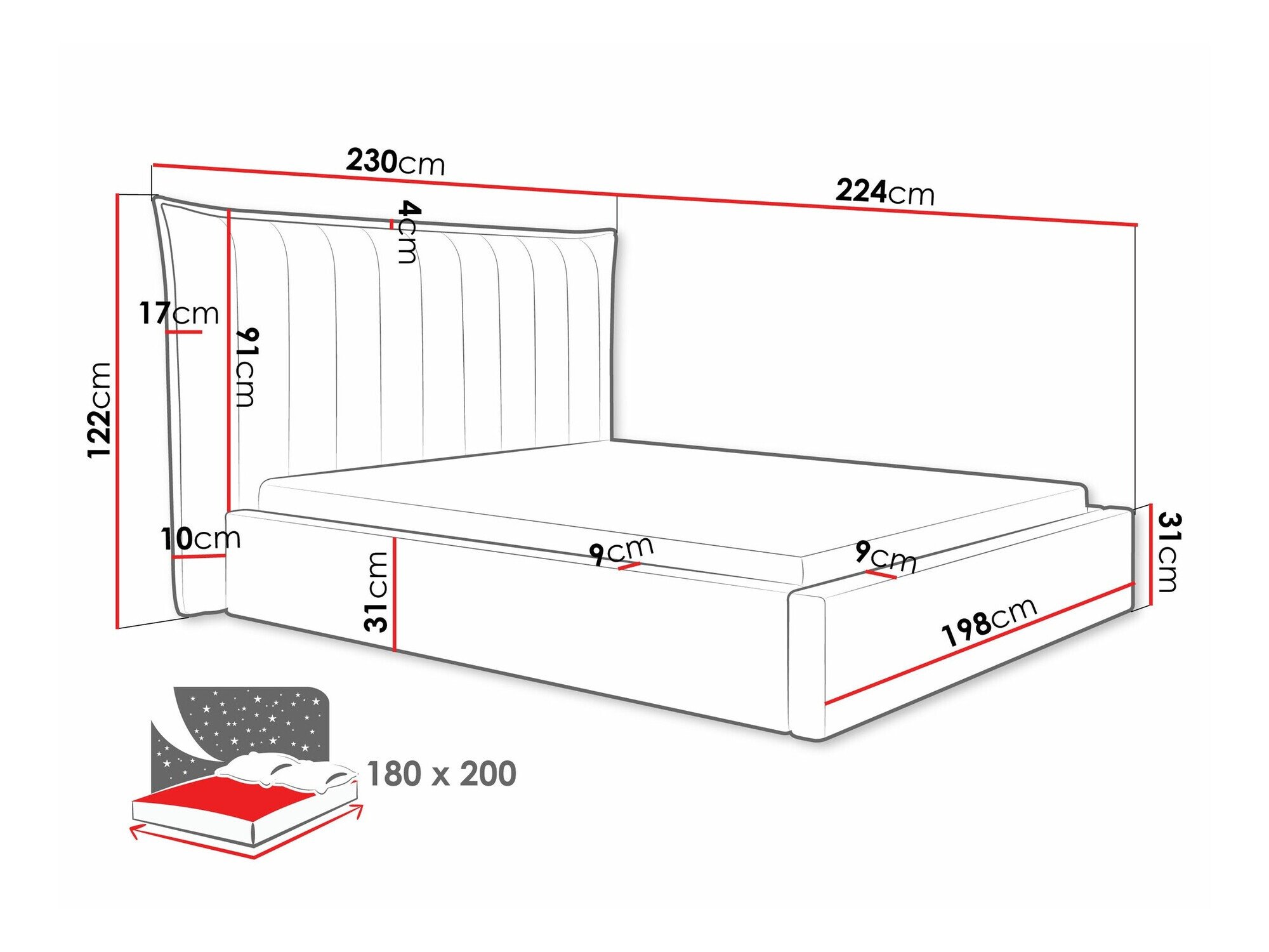 Lit Comfivo Solacium (Paros 5)