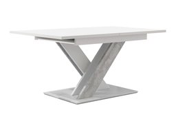Table Decium (Blanc + Béton)