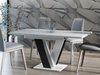 Table Goodyear 104 (Blanc brillant + Noir brillant)