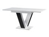 Table Musus (Blanc brillant + Noir brillant)