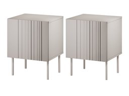 Ensemble de tables de chevet Evavese 104 (Beige)