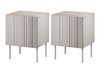 Ensemble de tables de chevet Evavese 104 (Beige)