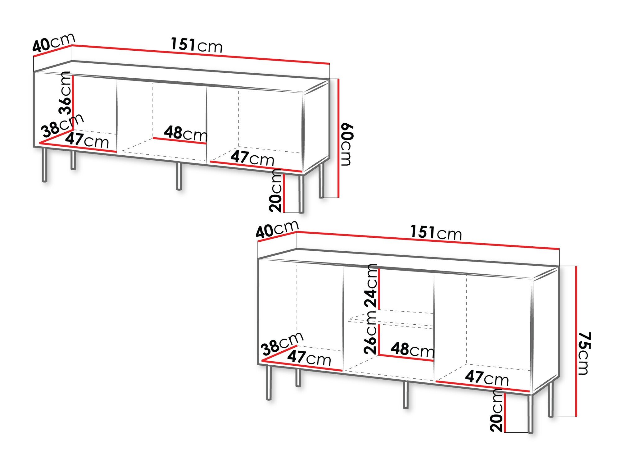 Ensemble de salon Evavese 105 (Noir)