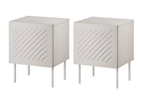 Ensemble de tables de chevet Tolfelo 104 (Beige)
