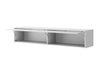 Armoire murale Concept Pro Lenart (Blanc brillant + Blanc)