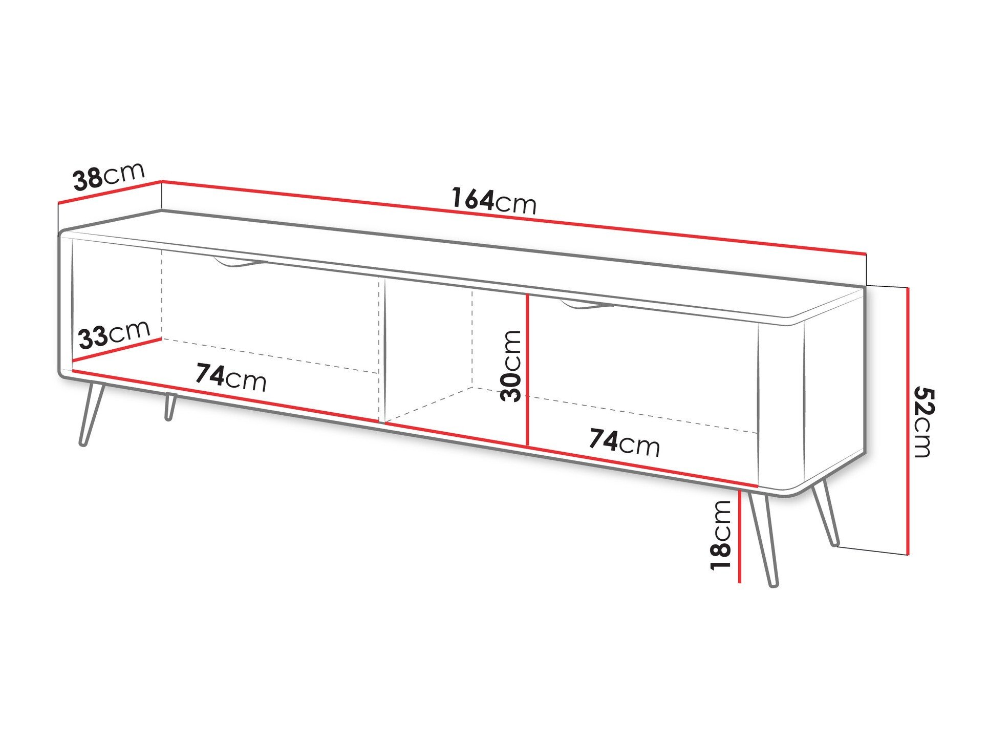 Meuble TV Versoe 104 (Beige)
