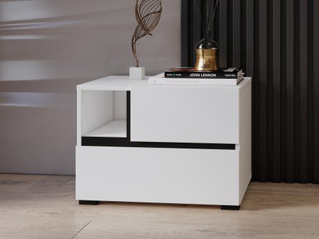 Table de chevet Alfere 120 (Blanc)