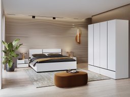 Ensemble de chambre Alfere 124 (Blanc)