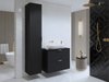 Armoire de lavabo à poser Liretu 101 (Noir)
