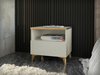 Table de chevet Comfivo 493 (Beige + Brillant beige)