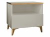 Table de chevet Comfivo Arbutus (Beige + Brillant beige)