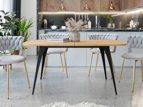 Table Oswego 131 (Chêne doré artisanal)