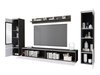 Ensemble de salon Mirfivo 101 (Marbre noir)