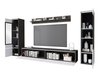 Ensemble de salon Mirfivo 101 (Marbre noir)