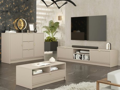 Ensemble de salon Comfivo Papilio I (Beige)