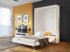 Lit escamotable Concept Pro Lenart Levfere 108 (Blanc + Blanc brillant)