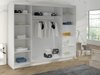 Armoire Closico Durion I (Blanc)