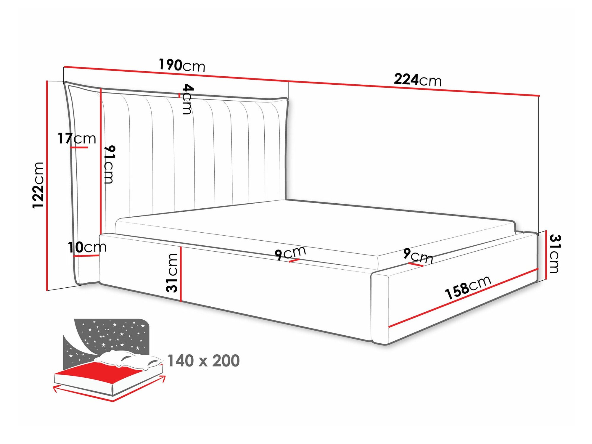 Lit Comfivo Solacium (Paros 1)