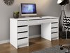 Bureau Comfivo 401 (Blanc brillant + Blanc)