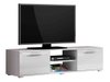 Meuble TV Tornola 100 (Blanc + Blanc brillant)