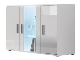 Buffet Tornola 106 (Blanc + Blanc brillant)