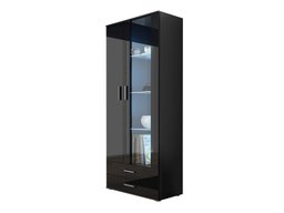 Étagère Tornola 105 (Noir + Noir brillant)