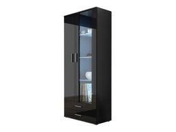 Étagère Tornola 105 (Noir + Noir brillant)