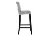 Chaise de bar Jackson 100 (Noir + Magic Velvet 2240)