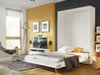 Lit escamotable Concept Pro Lenart III (Blanc + Blanc brillant)
