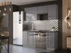 Armoire modulaire avec tiroirs Multi Grey 122