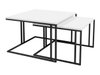 Ensemble tables basses Oswego 110 (Blanc + Noir)