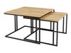 Ensemble tables basses Oswego 110 (Marron + Noir)