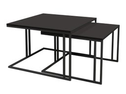Ensemble tables basses Oswego 110 (Noir)