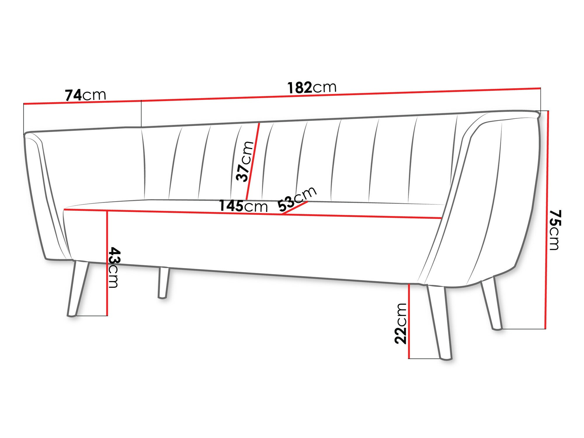 Canapé Glenview 103 (Kronos 14)