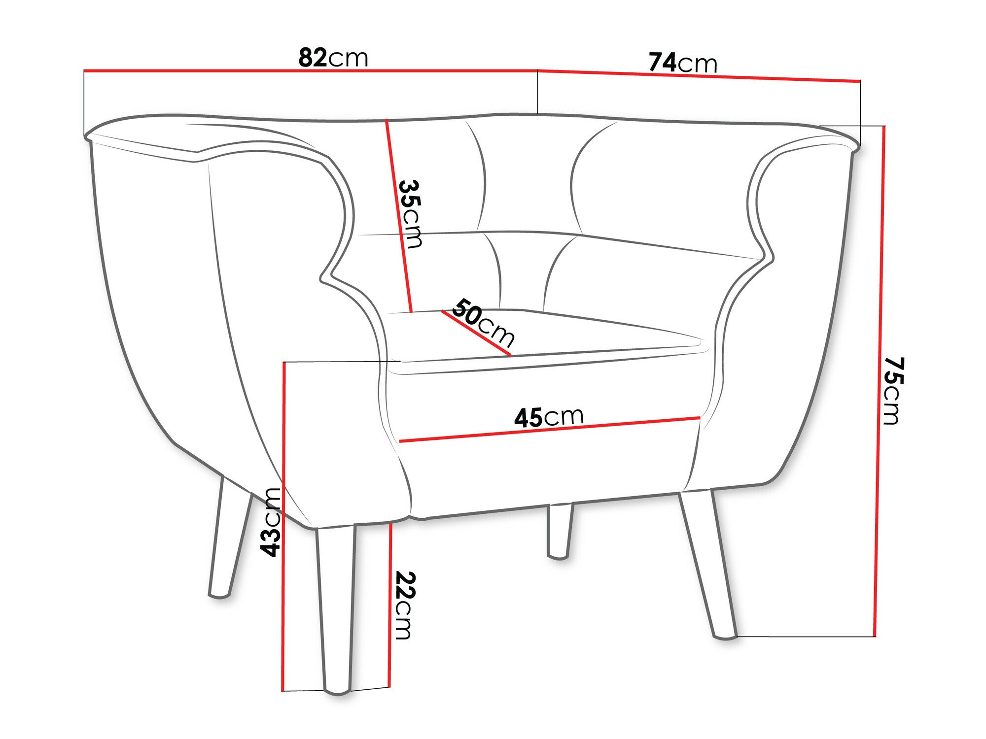 Fauteuil Glenview 102 (Kronos 14)