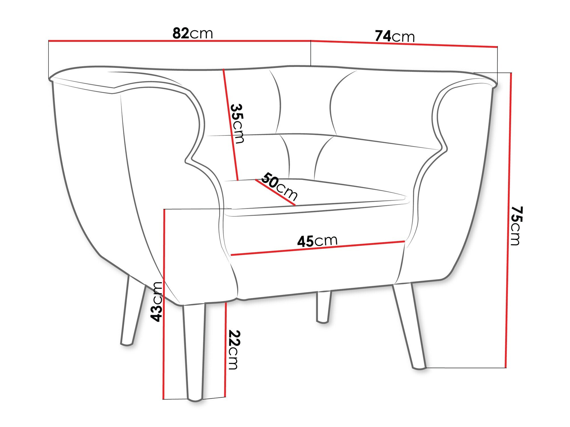 Fauteuil Glenview 102 (Kronos 53)