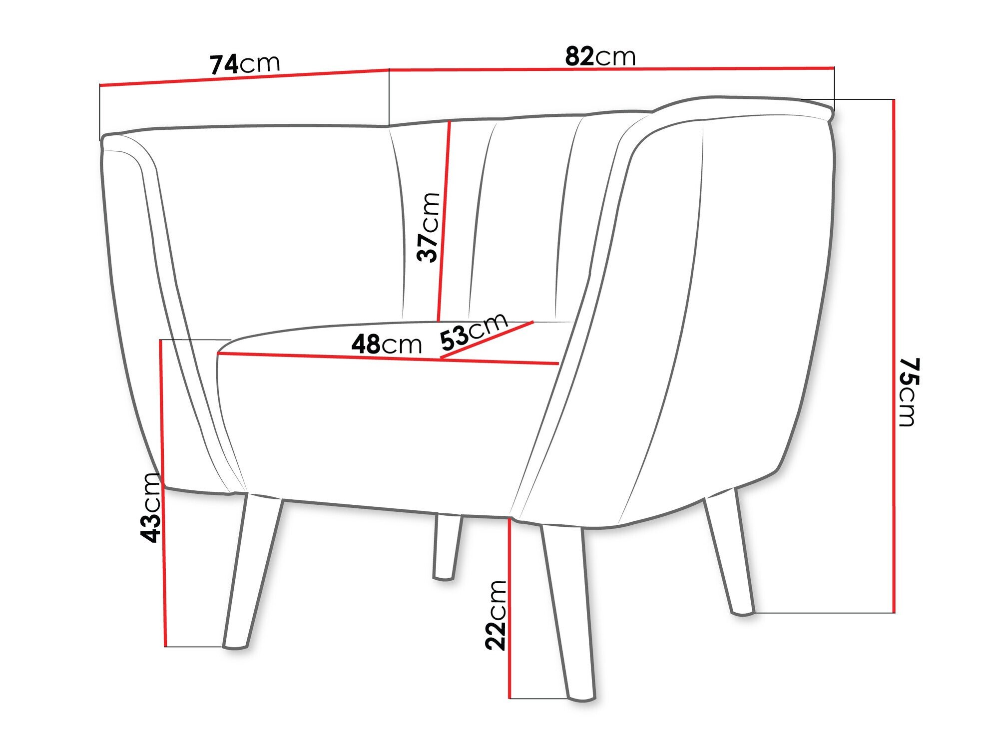 Fauteuil Glenview 105 (Kronos 09)