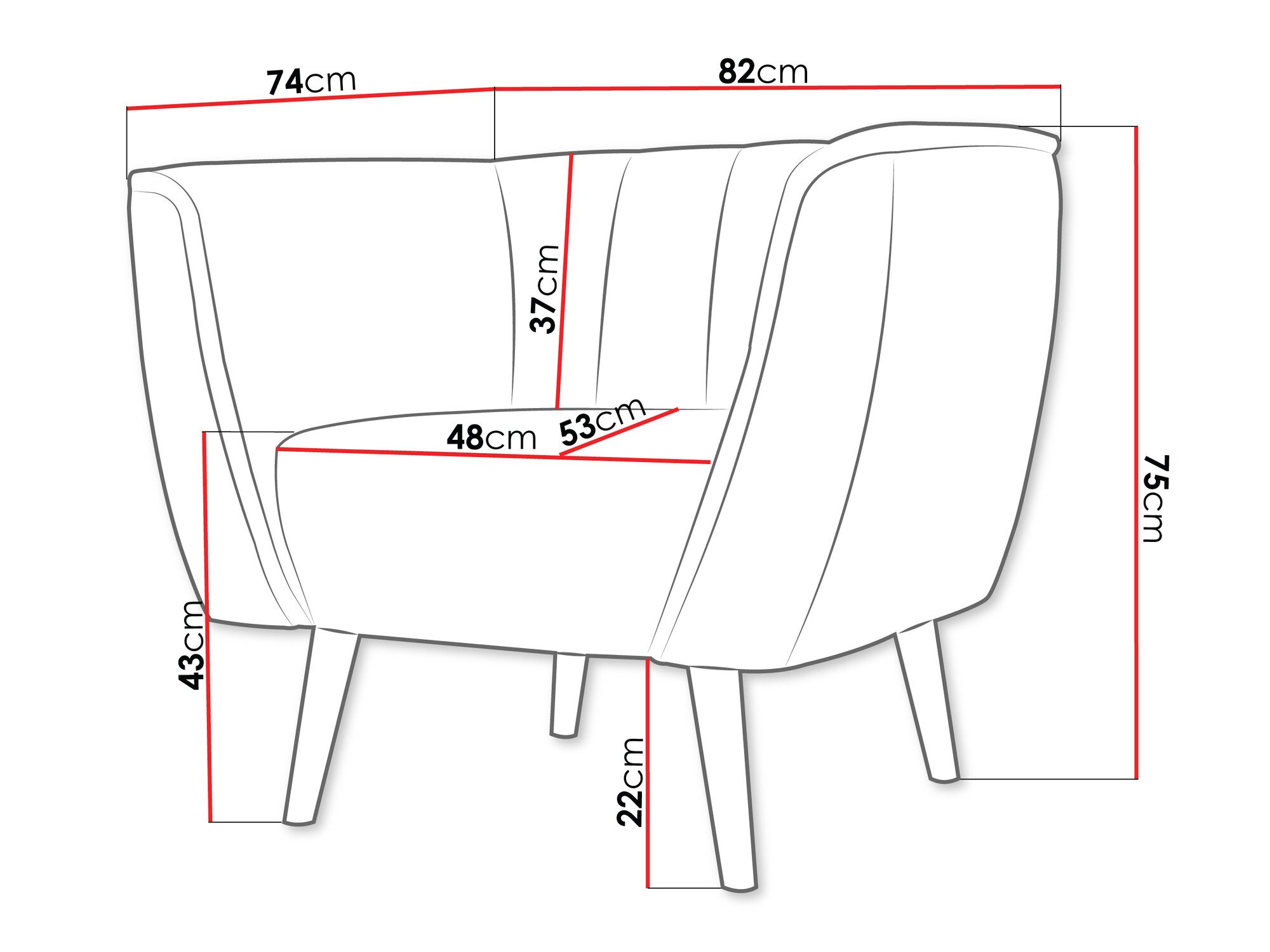 Fauteuil Glenview 105 (Kronos 53)