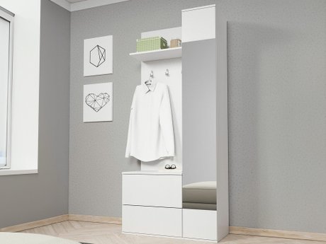 Meuble d'entrée Lantudo (Blanc)