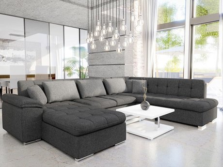 Canapé d'angle Comfivo Gemma III (Lux 06 + Lux 06 + Lux 05)