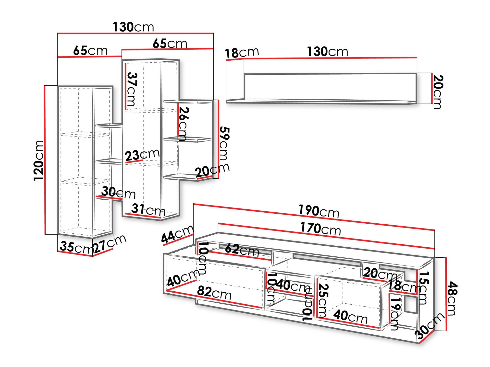 Ensemble de salon Fivfivi 101