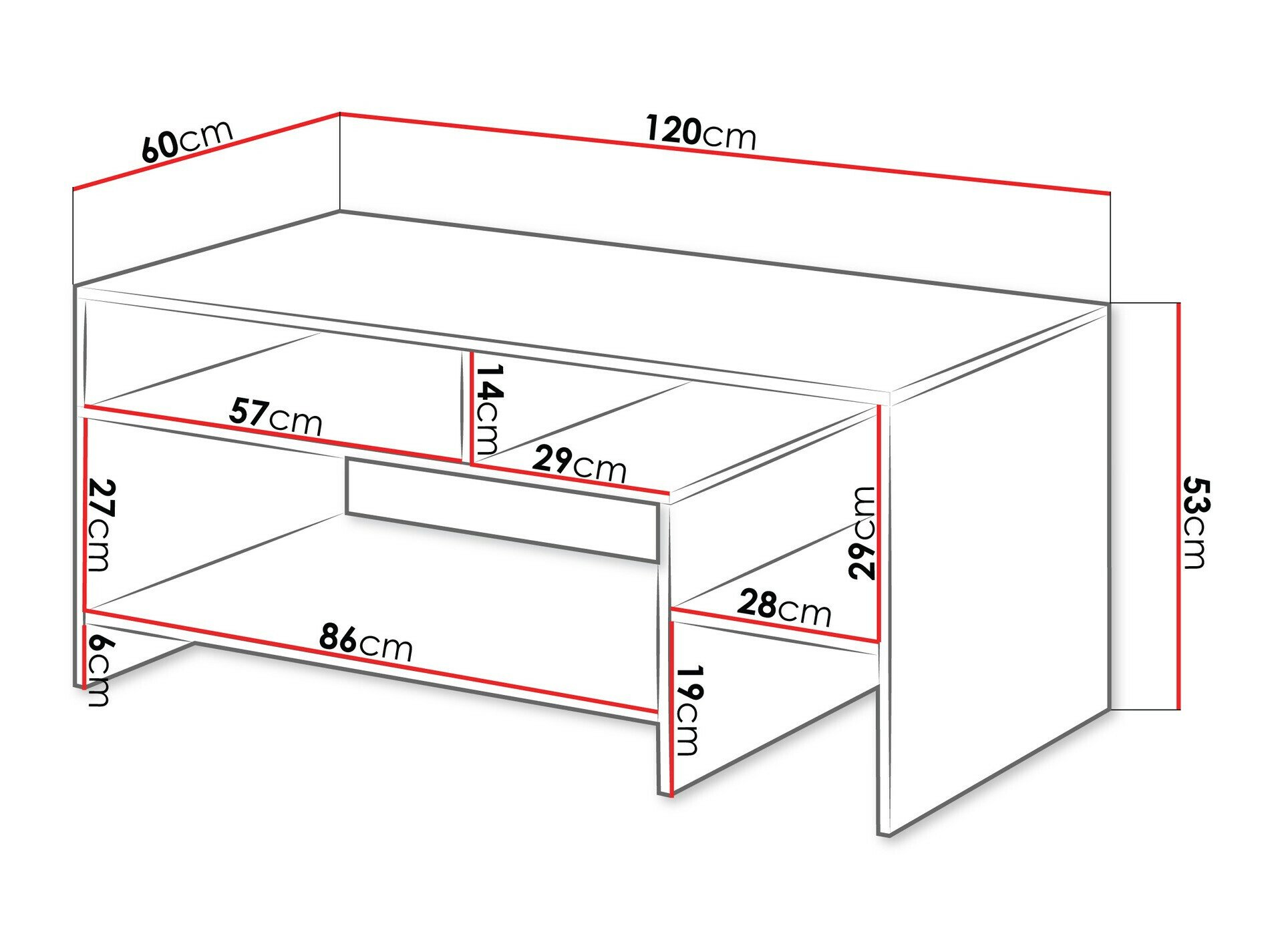 Table basse Fivfivi 100