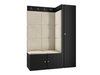 Meuble d'entrée Hartford 385 (Noir)