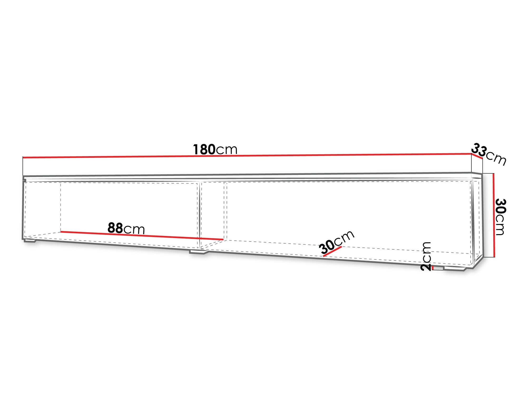 Meuble TV Scientia I (Chêne Artisan)