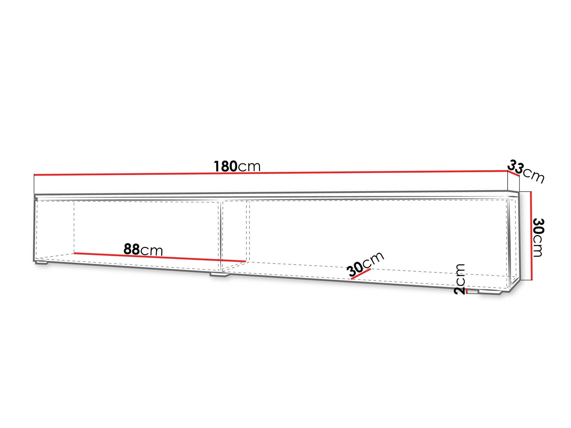 Meuble TV Scientia I (Chêne Artisan)