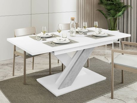 Table Goodyear 103 (Blanc + Béton)