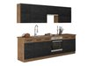 Cuisine complète modulaire Wood Dark 128