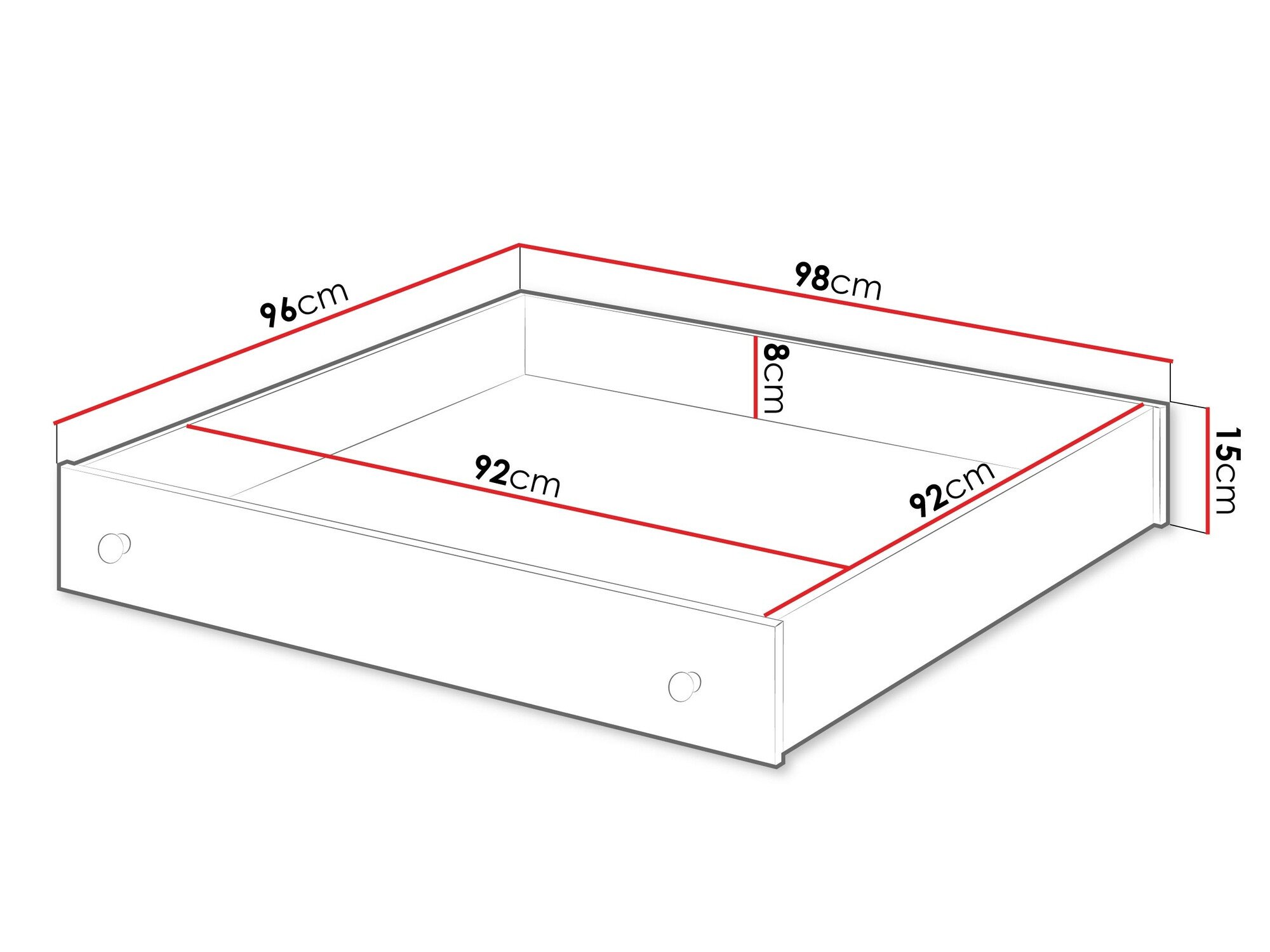 Tiroir Romelbo 147 (Blanc)
