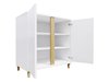 Buffet Florem II (Blanc + Blanc brillant + Noir brillant)