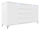 Commode Florem (Blanc + Blanc brillant)